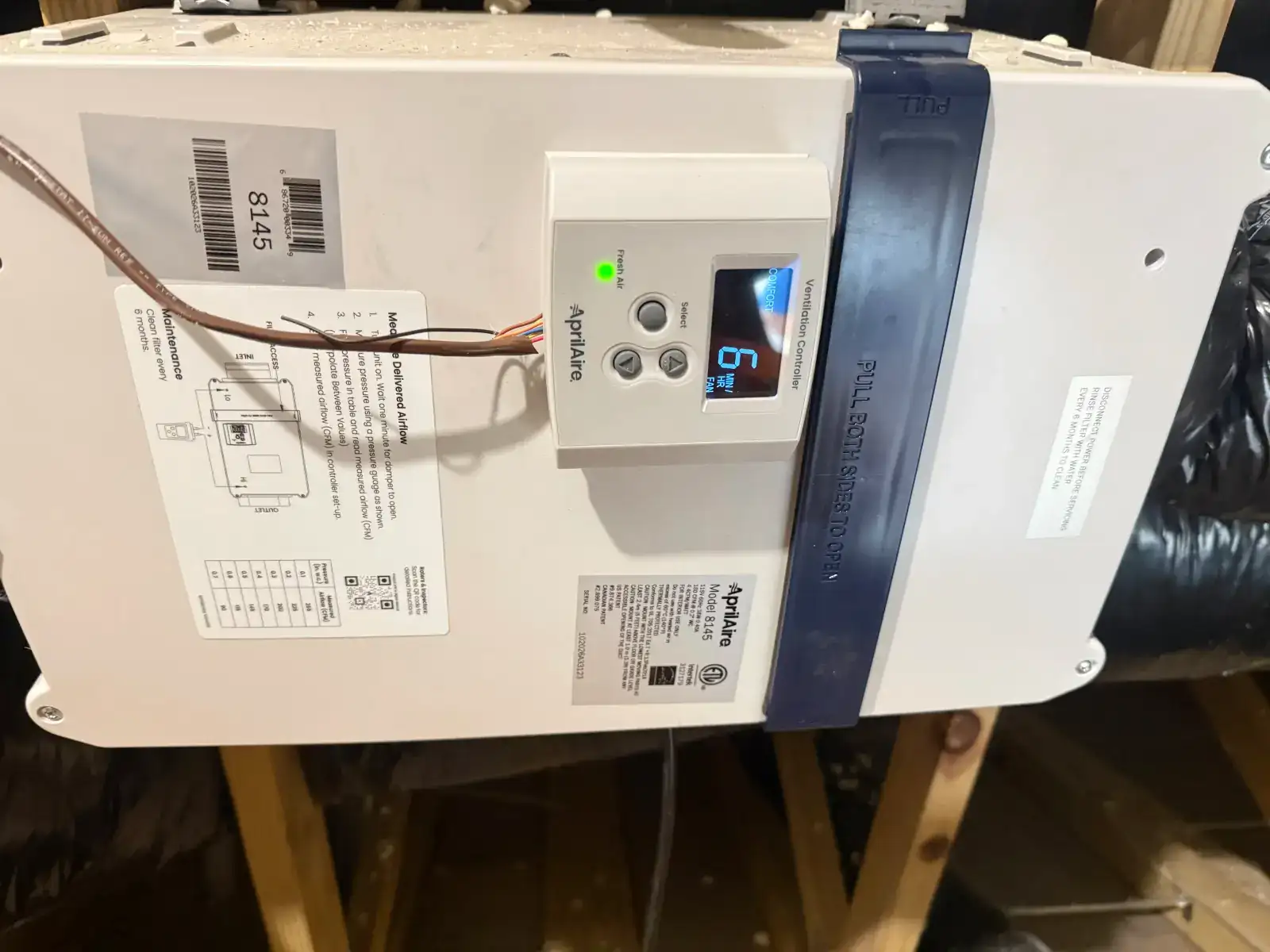 Residential HVAC system installation